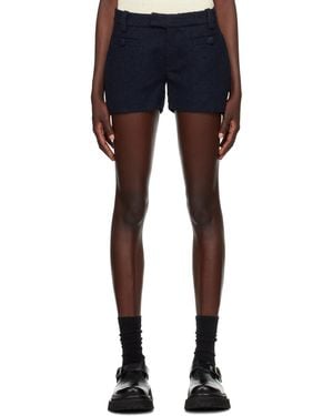 Ami Paris Mini Shorts - Blue