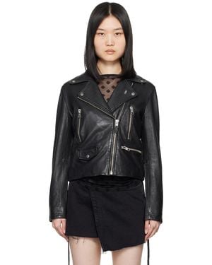 Ksubi Amplify Leather Jacket - Black