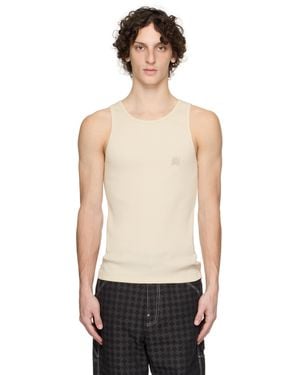 Amiri Off- Ma Tonal Tank Top - Black