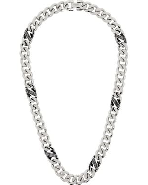 Vetements Logo Chain Necklace - Metallic
