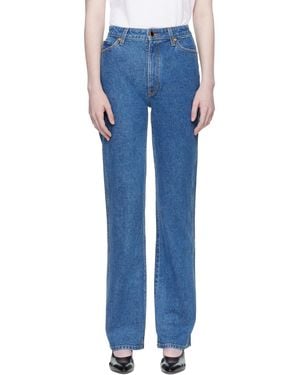 KHAITE Danielle Stretch Jeans - Blue