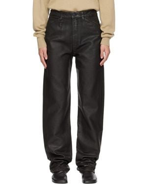 Lemaire Five Pockets Twisted Jeans - Black