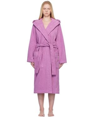 Tekla Terry Hooded Bathrobe - Multicolour