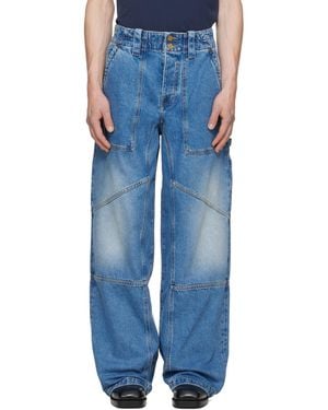 Balmain Denim Carpenter Jeans - Blue