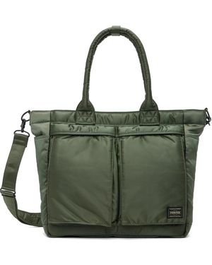 Porter-Yoshida and Co Porter-yoshidaco. カーキ Tanker トートバッグ - グリーン