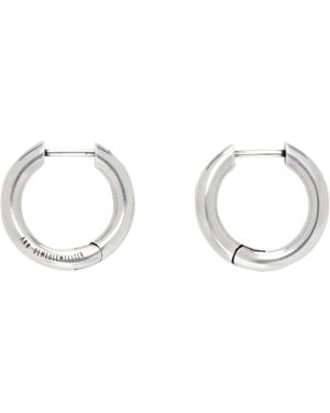 Ann Demeulemeester Alina Loop Earrings - Black