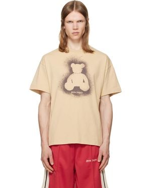 Palm Angels Spray Bear T-Shirt - Red