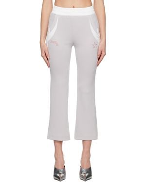 PRAYING Track Lounge Trousers - White