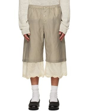 Our Legacy Frill Shorts - Natural