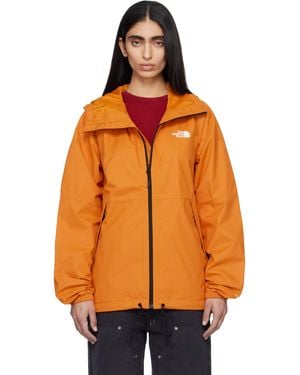 The North Face Antora Rain Hoodie Jacket - Orange
