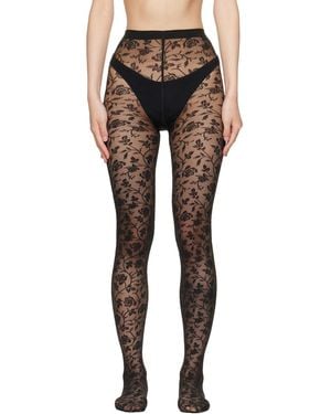 Wolford Rose Tights - Black