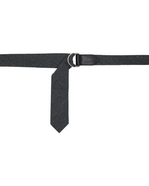 Dries Van Noten Tie Belt - Black