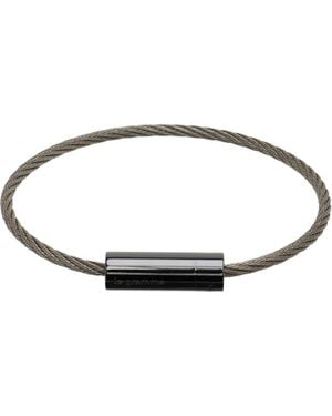 Le Gramme Cable 'Le 7G' Bracelet - Black