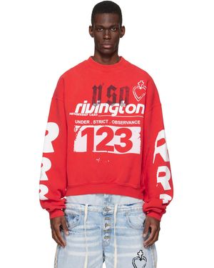 RIVINGTON roi Rebis Membership Uso Crewneck Sweatshirt - Red