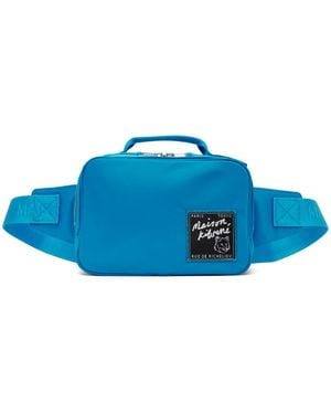 Maison Kitsuné 'The Traveller' Bag - Blue