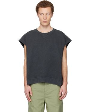 Visvim Mondo S/L Dmgd Sweatshirt - Black