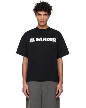 Jil Sander Logo T-Shirt - Black