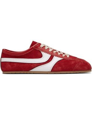 Dries Van Noten Suede Trainers - Red