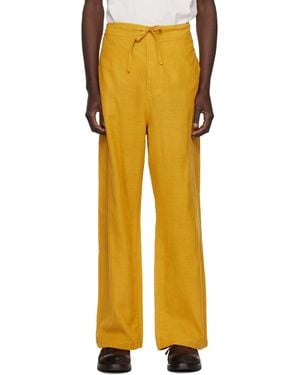 AIREI Khadi Trousers - Yellow