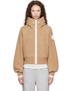 Canada Goose Chilliwack Fleece Disc Bomber Jacket - Natural