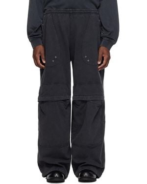 Alexander Wang Articulated Mid-Rise Cargo Joggers - Blue
