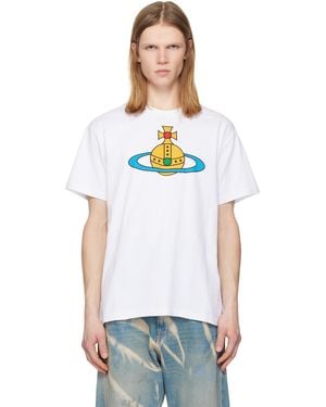 Vivienne Westwood Oversized Orb Classic T-Shirt - White