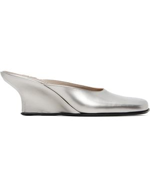 BY FAR Caroo Closed Toe Heels - White