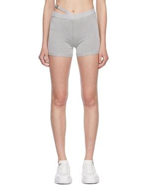 1017 ALYX 9SM Silver Buckle Shorts - Multicolour
