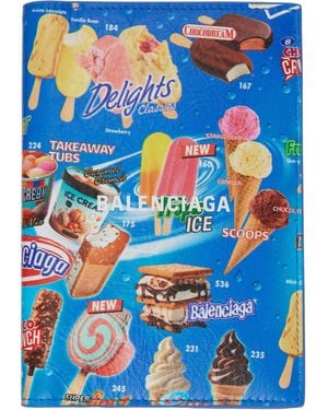 Balenciaga Sweet Treat Passport Holder - Blue