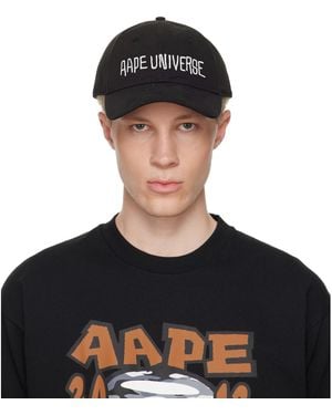 Aape By A Bathing Ape Aapeunvs Baseball Cap - Black