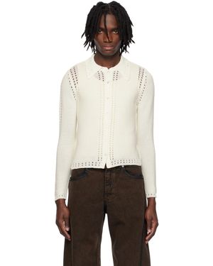 Eckhaus Latta Sol Cardigan - Black