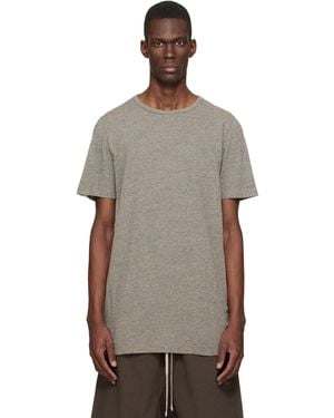 Rick Owens Taupe Temple Level T-shirt - Multicolour