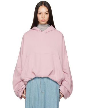 Dries Van Noten Draped Hoodie - Red