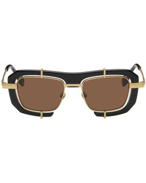 JW Anderson Ssense Exclusive & Geometric Sunglasses - Black