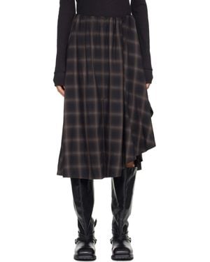 Our Legacy Fan Midi Skirt - Black