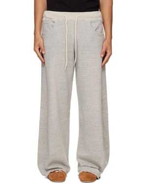 R13 Relaxed Darted Sweatpants - Gray