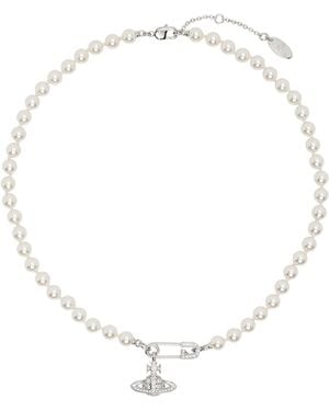 Vivienne Westwood Lucrece Faux-Pearl Necklace - Natural