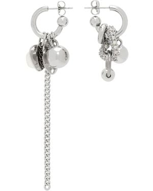 Justine Clenquet Niels Earrings - White