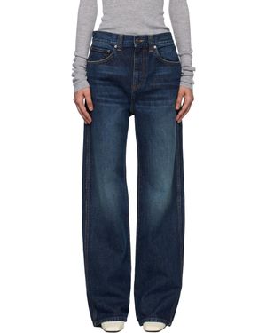KHAITE Bonnie Jeans - Blue