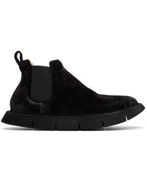 Marsèll Intagliata Leather Chelsea Boots - Black
