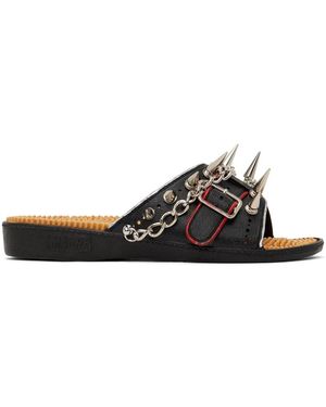Doublet Punk Massage Sandals - Black