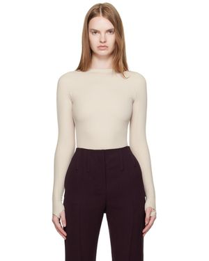 Mugler Shoulder Logo Bodysuit - Multicolour
