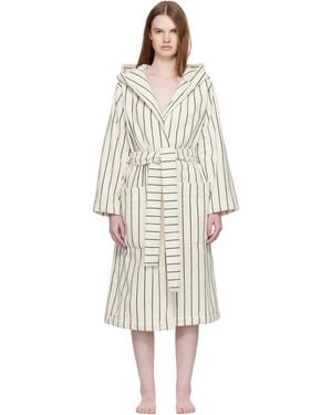 Tekla Terry Hooded Bathrobe - Multicolour