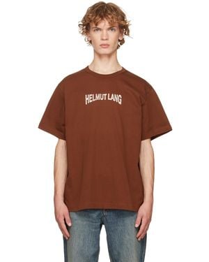 Helmut Lang Ticket T-Shirt - Brown