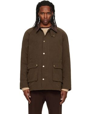 DUNST Waxed Cotton Hunting Jacket - Brown