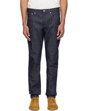 A.P.C. . Navy Petit New Standard Jeans - Blue