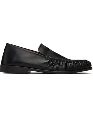 Marsèll Mocassino Leather Loafers - Black
