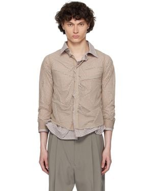 Maison Margiela Khaki Layer Shirt - Multicolor