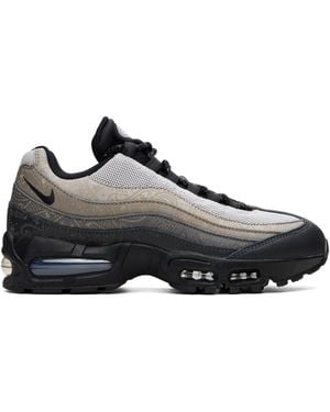 Nike Air Max 95 Big Bubble Leather Sneakers - Black