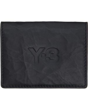 Y-3 Leather Card Holder - Black